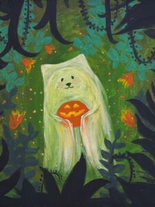 Tinker's Cat Cafe painting