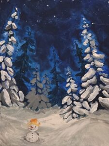 Tinkers Cat Cafe Jan painting