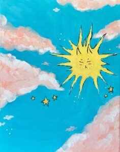 Sun Cat Painting Tinkers